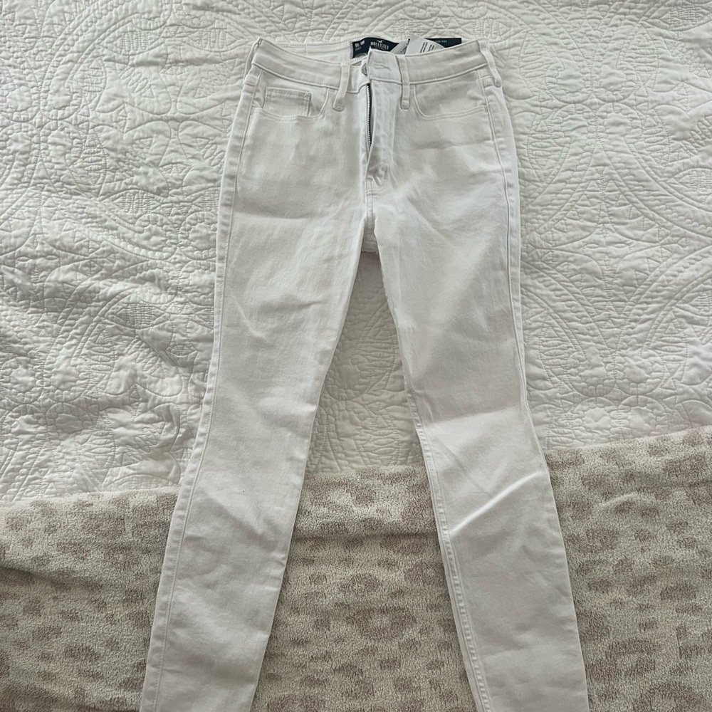Hollister White Skinny Jeans